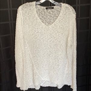 OLIVACEOUS Off White Open Knit Sweater!